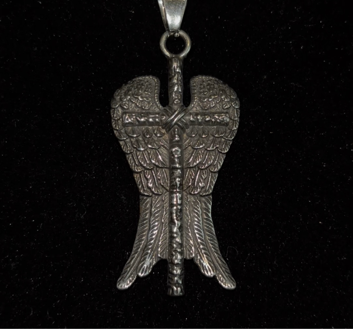 Fallen Angel Cross Pendant