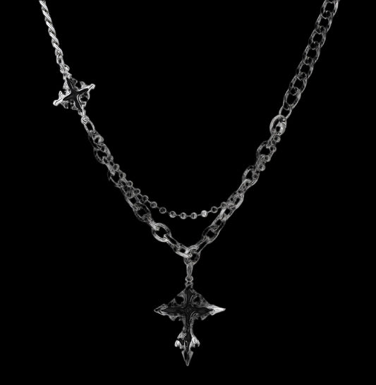 Inferno Cross Pendant